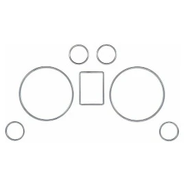 Δαχτυλίδια καντράν για  Audi A3 (1996-2003) / Audi A4 B5 (1995-2001) / A6 (1997-2004)  - χρωμίου Δαχτυλίδια καντράν για  Audi A3 (1996-2003) / Audi A4 B5 (1995-2001) / A6 (1997-2004)  - χρωμίου