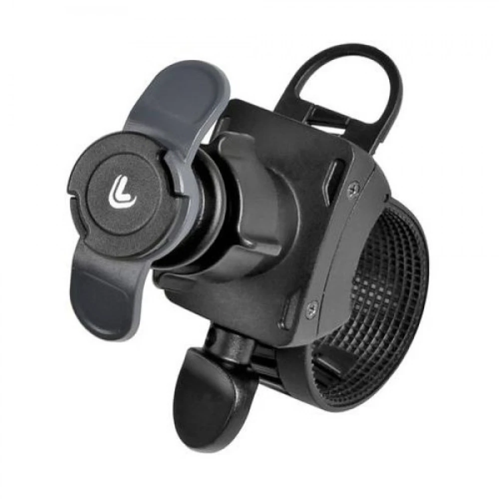 Βάση στήριξης κινητού Optiline Belt για τιμόνι μηχανής με διάμετρο από 15 mm έως 40 mm, ρυθμιζόμενο ιμάντα δέσης (λουρί) με πεταλούδα και σύστημα Duolock