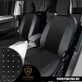 Καλύμματα καθισμάτων Pluto Plus ύφασμα μαύρο με Κ26