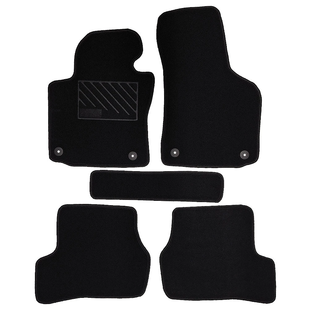 Skoda Octavia II 2004-2013 πατάκια μοκέτα Economy Plus μαύρα με 4 στρογγυλά κουμπώματα 5τμχ Skoda Octavia II 2004-2013 πατάκια μοκέτα Economy Plus μαύρα με 4 στρογγυλά κουμπώματα 5τμχ