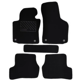 Skoda Octavia II 2004-2013 πατάκια μοκέτα Economy Plus μαύρα με 4 στρογγυλά κουμπώματα 5τμχ Skoda Octavia II 2004-2013 πατάκια μοκέτα Economy Plus μαύρα με 4 στρογγυλά κουμπώματα 5τμχ
