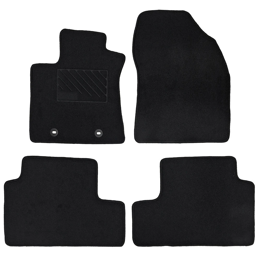 Toyota Avensis III 2009-2015 πατάκια μοκέτα Economy Plus μαύρο με 2 οβάλ κουμπώματα 5τμχ Toyota Avensis III 2009-2015 πατάκια μοκέτα Economy Plus μαύρο με 2 οβάλ κουμπώματα 5τμχ