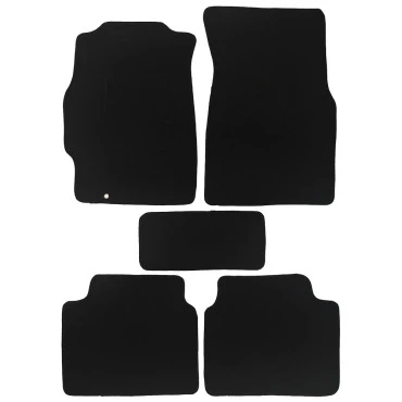 Honda Civic 1995-2001 πατάκια μοκέτα Economy Plus μαύρα με 1 δαχτυλίδι 5τμχ