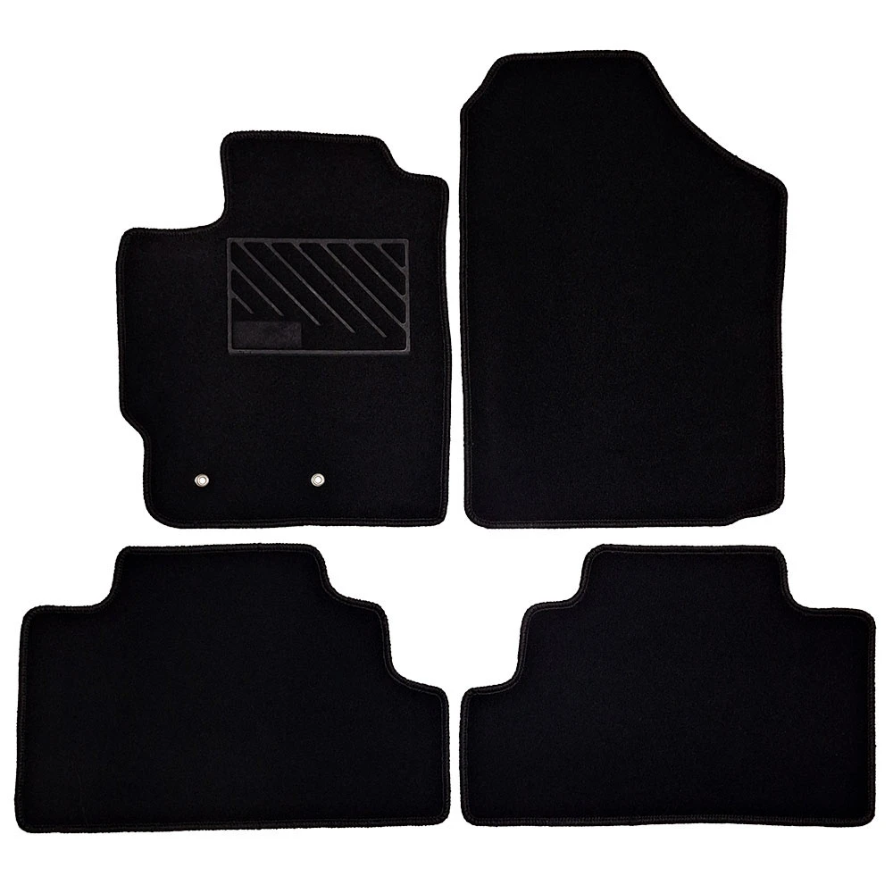 Toyota Yaris II 2005-2011 πατάκια μοκέτα Economy Plus μαύρα με 2 δαχτυλίδια 4τμχ Toyota Yaris II 2005-2011 πατάκια μοκέτα Economy Plus μαύρα με 2 δαχτυλίδια 4τμχ