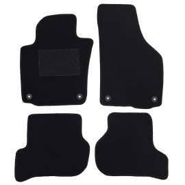 VW Golf 5/6 2004-2013 πατάκια μοκέτα Economy Plus μαύρα με 4 στρογγυλά κουμπώματα 4τμχ VW Golf 5/6 2004-2013 πατάκια μοκέτα Economy Plus μαύρα με 4 στρογγυλά κουμπώματα 4τμχ