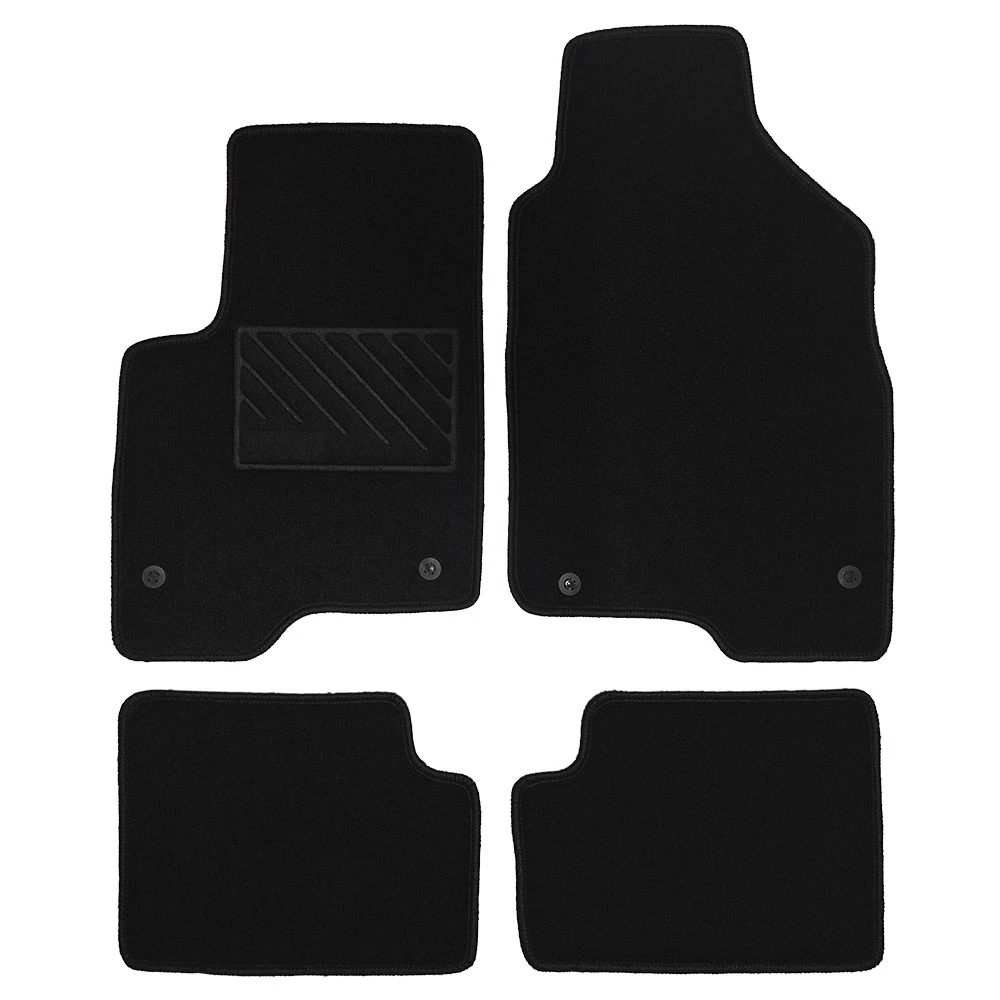 Fiat Panda 2012+ πατάκια μοκέτα Economy Plus μαύρα με 4 κουμπώματα 4τμχ Fiat Panda 2012+ πατάκια μοκέτα Economy Plus μαύρα με 4 κουμπώματα 4τμχ