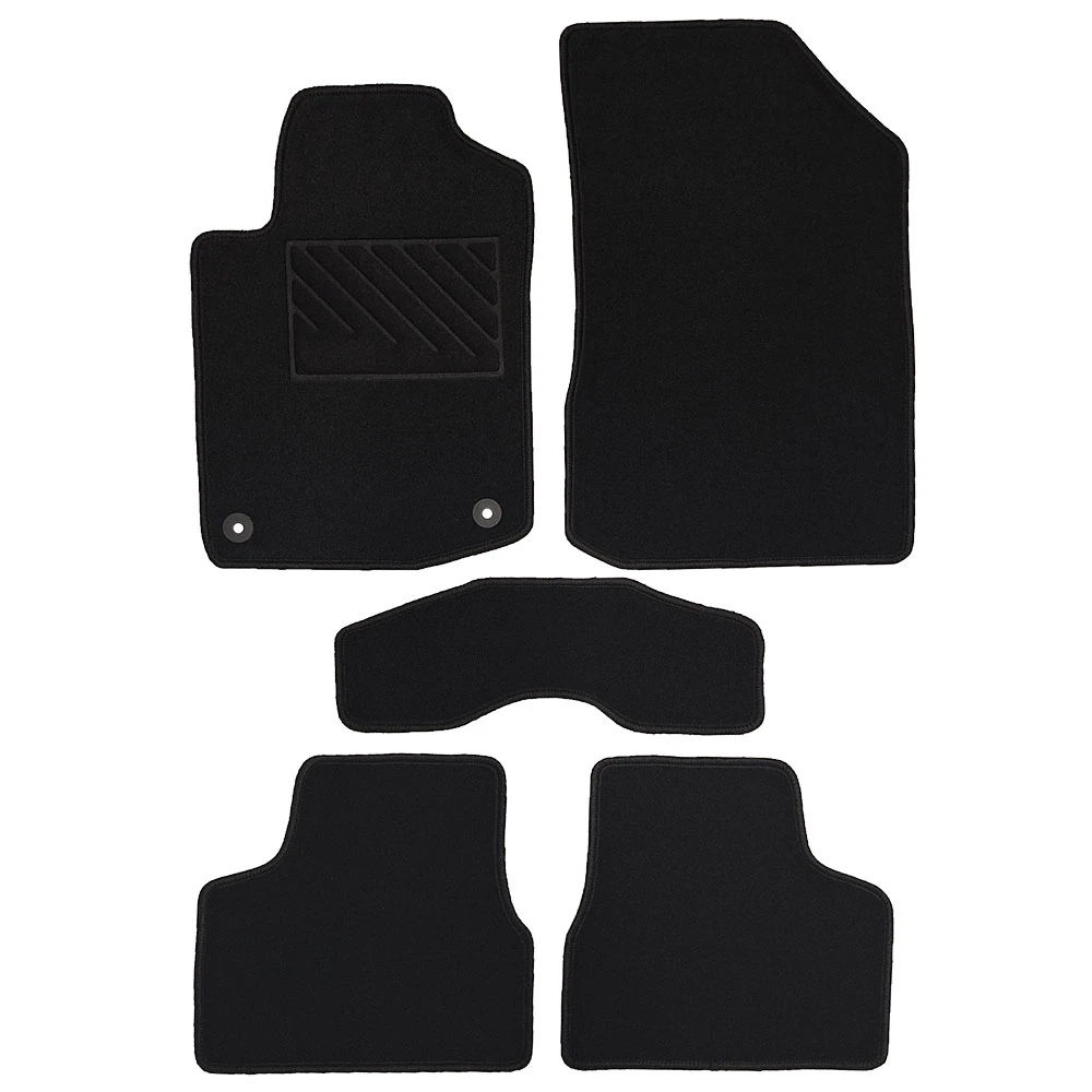 Peugeot 208 2012-2019 πατάκια μοκέτα Economy Plus μαύρα με 2 κουμπώματα 5τμχ Peugeot 208 2012-2019 πατάκια μοκέτα Economy Plus μαύρα με 2 κουμπώματα 5τμχ