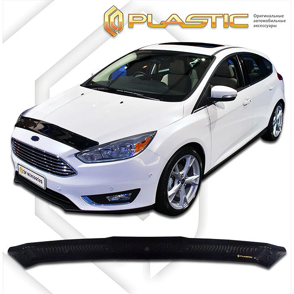 Ανεμοθραύστης καπό CA Plastic για Ford Focus III Sedan (2015+) Facelift Ανεμοθραύστης καπό CA Plastic για Ford Focus III Sedan (2015+) Facelift