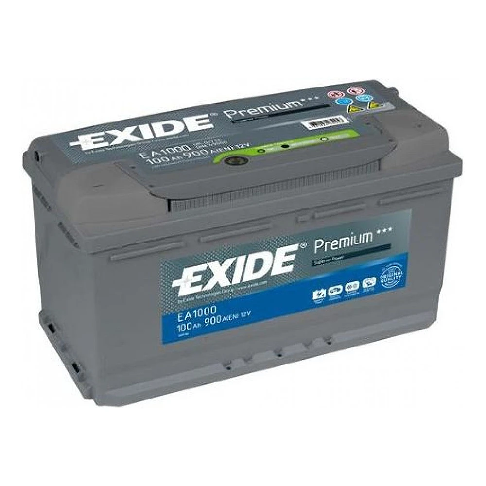 Μπαταρία EXIDE PREMIUM 12V 100AH EA1000 Μπαταρία EXIDE PREMIUM 12V 100AH EA1000