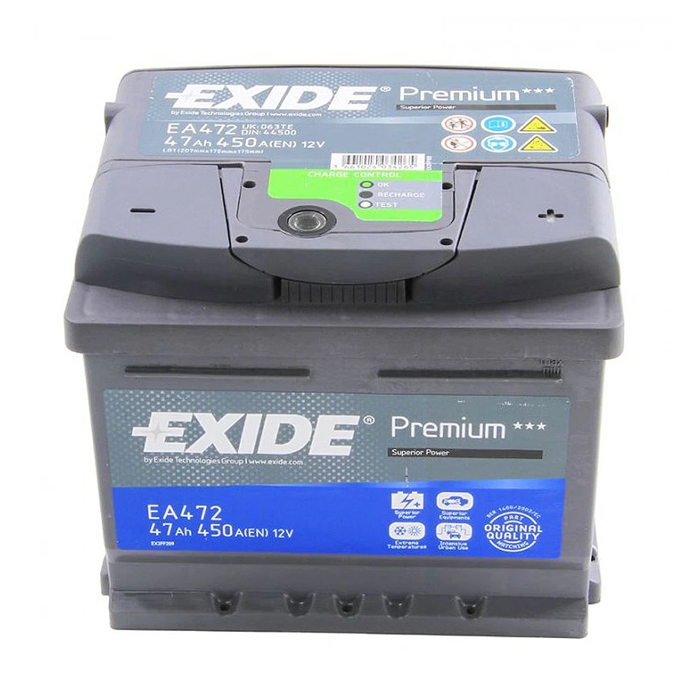 Μπαταρία EXIDE PREMIUM 12V 47AH EA472 Μπαταρία EXIDE PREMIUM 12V 47AH EA472