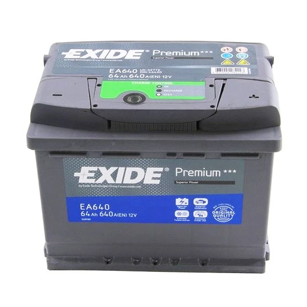 Μπαταρία EXIDE PREMIUM 12V 64AH EA640 Μπαταρία EXIDE PREMIUM 12V 64AH EA640