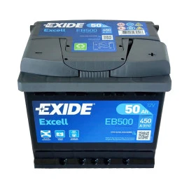 Μπαταρία EXIDE EXCELL 12V 50AH EB500 Μπαταρία EXIDE EXCELL 12V 50AH EB500