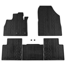 Renault Scenic IV 2016+ λαστιχένια μαύρα πατάκια Gledring 0035 - 5τμχ Renault Scenic IV 2016+ λαστιχένια μαύρα πατάκια Gledring 0035 - 5τμχ