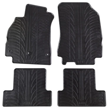 Renault Megane Coupe 2008-2016 λαστιχένια μαύρα πατάκια Gledring 0047 - 4τμχ