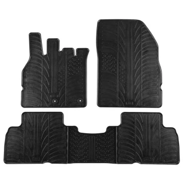 Renault Scenic III 2009-2016 λαστιχένια μαύρα πατάκια Gledring 0049 - 5τμχ