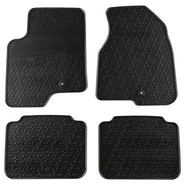 Opel Antara 2006+ / Chevrolet Captiva 2006+ λαστιχένια μαύρα πατάκια Gledring 0181 - 4τμχ