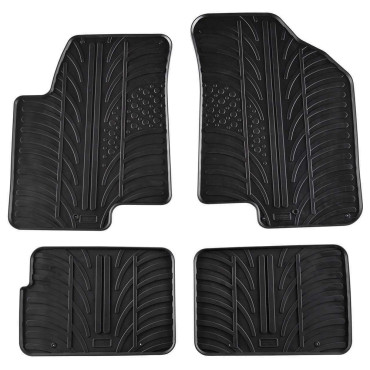 Kia Soul 2009-2014 λαστιχένια μαύρα πατάκια Gledring 0233 - 4τμχ