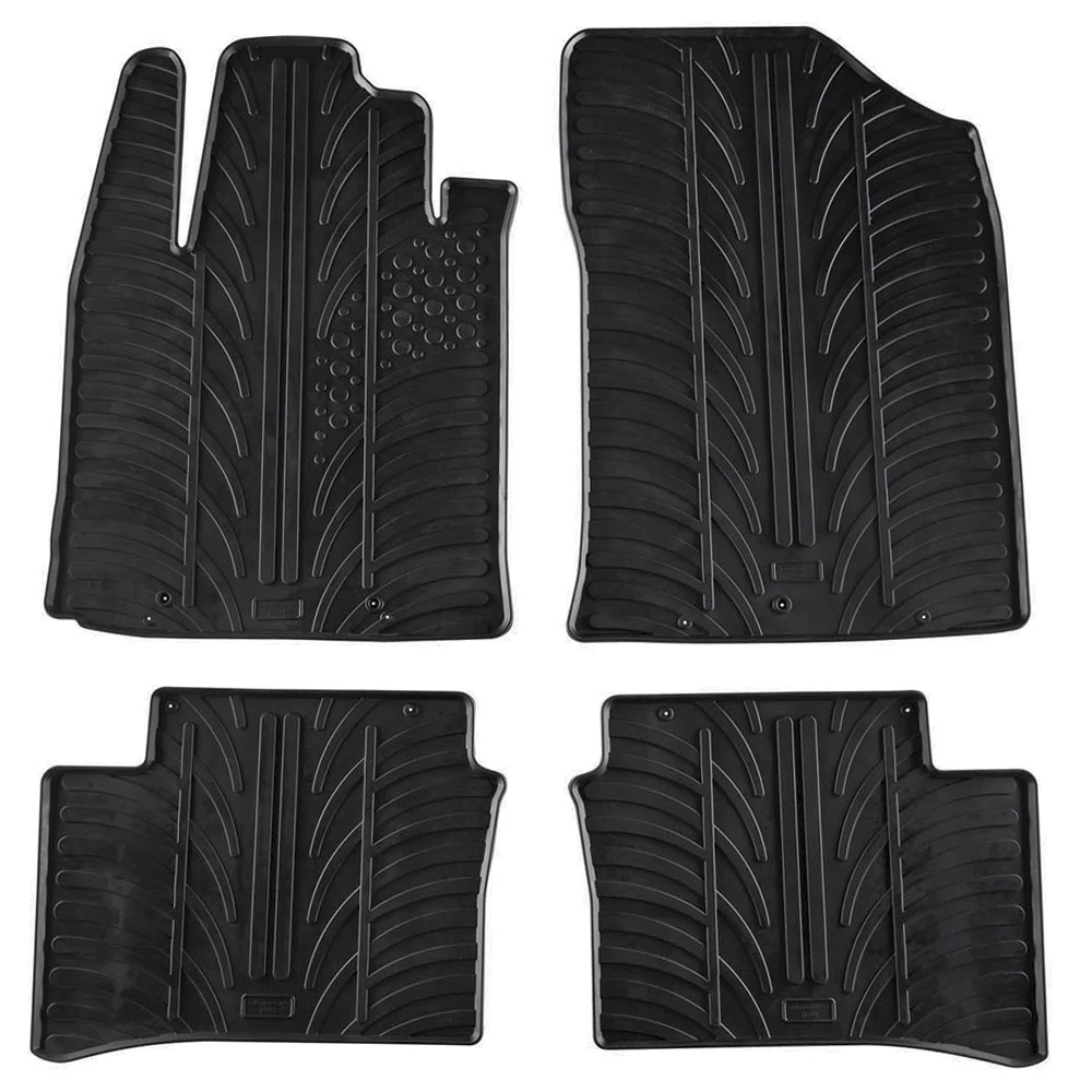 Kia Picanto 2011-2017 λαστιχένια μαύρα πατάκια Gledring 0235 - 4τμχ