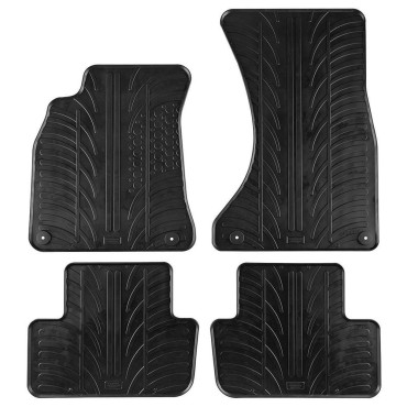 Audi A4 B8 2007-2015 / A5 B8 Sportback 4D 2008-2016 λαστιχένια μαύρα πατάκια Gledring 0240 - 4τμχ
