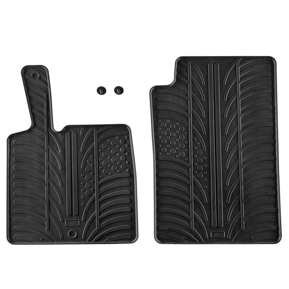 Smart 451 ForTwo 2007-2014 λαστιχένια μαύρα πατάκια Gledring 0276 - 2τμχ Smart 451 ForTwo 2007-2014 λαστιχένια μαύρα πατάκια Gledring 0276 - 2τμχ