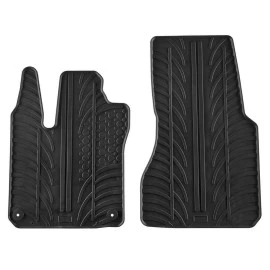 Smart 453 ForTwo 2014+ λαστιχένια μαύρα πατάκια Gledring 0461 - 2τμχ Smart 453 ForTwo 2014+ λαστιχένια μαύρα πατάκια Gledring 0461 - 2τμχ