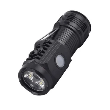 Μίνι Επαναφορτιζόμενος Φακός LED 3 LED USB Type-C Αδιάβροχος 1τμχ