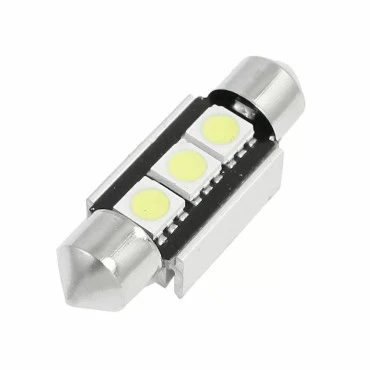 LED λάμπα για πλαφονιέρα CANBUS με 3 SMD LED 39mm - 1τμχ.