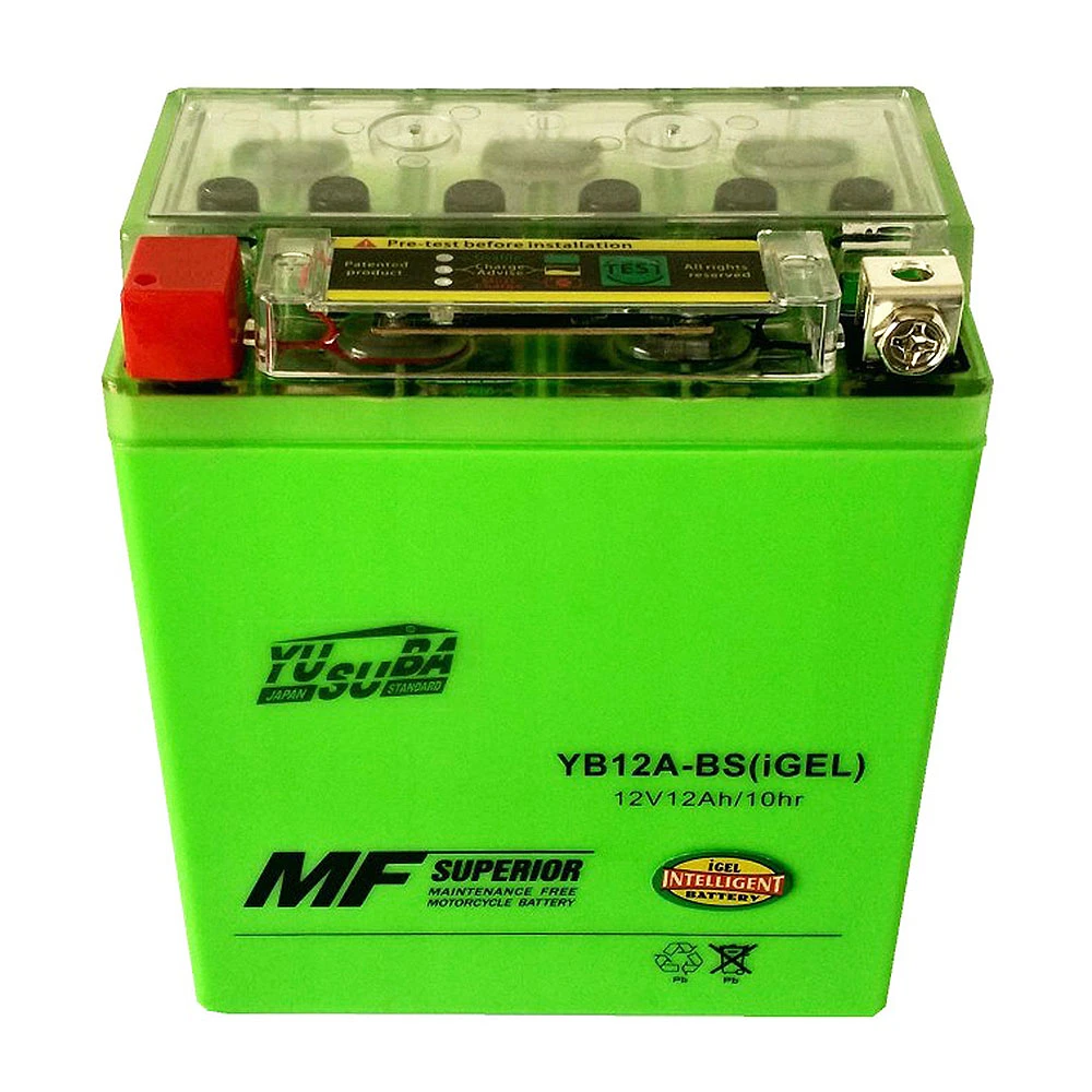 Μπαταρία YUSUBA GEL 12V 12AH YB12A-BS Μπαταρία YUSUBA GEL 12V 12AH YB12A-BS