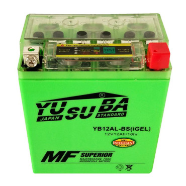Μπαταρία YUSUBA GEL 12V 12AH YB12AL-BS