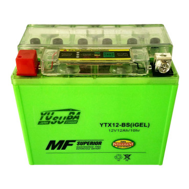 Μπαταρία YUSUBA GEL 12V 12AH YTX12-BS