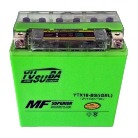 Μπαταρία YUSUBA GEL 12V 16AH YTX16-BS Μπαταρία YUSUBA GEL 12V 16AH YTX16-BS