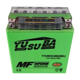 Μπαταρία YUSUBA GEL 12V 20AH YTX20CH-BS Μπαταρία YUSUBA GEL 12V 20AH YTX20CH-BS