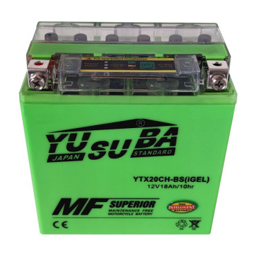 Μπαταρία YUSUBA GEL 12V 20AH YTX20CH-BS