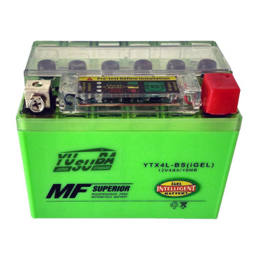 Μπαταρία YUSUBA GEL 12V 4AH YTX4L-BS