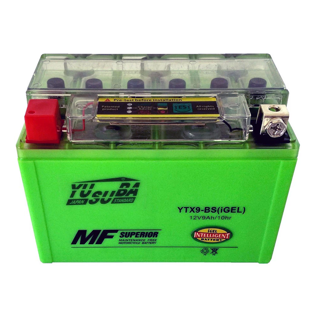 Μπαταρία YUSUBA GEL 12V 9AH YTX9-BS Μπαταρία YUSUBA GEL 12V 9AH YTX9-BS