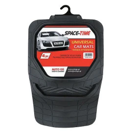 Πατάκια αυτοκινήτου σκαφάκια Space Time μαύρα 4τμχ Πατάκια αυτοκινήτου σκαφάκια Space Time μαύρα 4τμχ