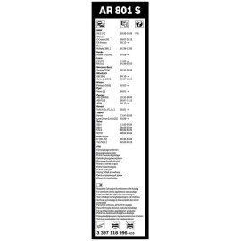 Μάκτρα υαλοκαθαριστήρα Bosch Aerotwin AR801S 600mm/530mm 24"/21"