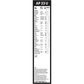 Μάκτρο υαλοκαθαριστήρα Bosch Aerotwin Plus AP23U 575mm 23" 1τμχ Μάκτρο υαλοκαθαριστήρα Bosch Aerotwin Plus AP23U 575mm 23" 1τμχ
