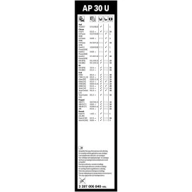 Μάκτρο υαλοκαθαριστήρα Bosch Aerotwin Plus AP30U 750mm 30" 1τμχ Μάκτρο υαλοκαθαριστήρα Bosch Aerotwin Plus AP30U 750mm 30" 1τμχ