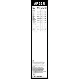 Μάκτρο υαλοκαθαριστήρα Bosch Aerotwin Plus AP32U 800mm 32" 1τμχ Μάκτρο υαλοκαθαριστήρα Bosch Aerotwin Plus AP32U 800mm 32" 1τμχ