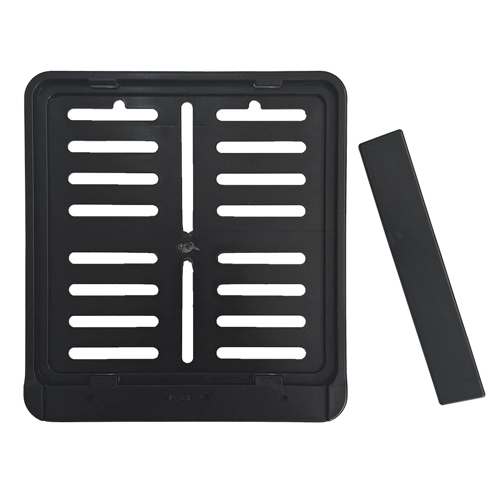 Πλαίσιο πινακίδας μοτό μαύρο κουμπωτό πλαστικό 20x20cm -1τμχ