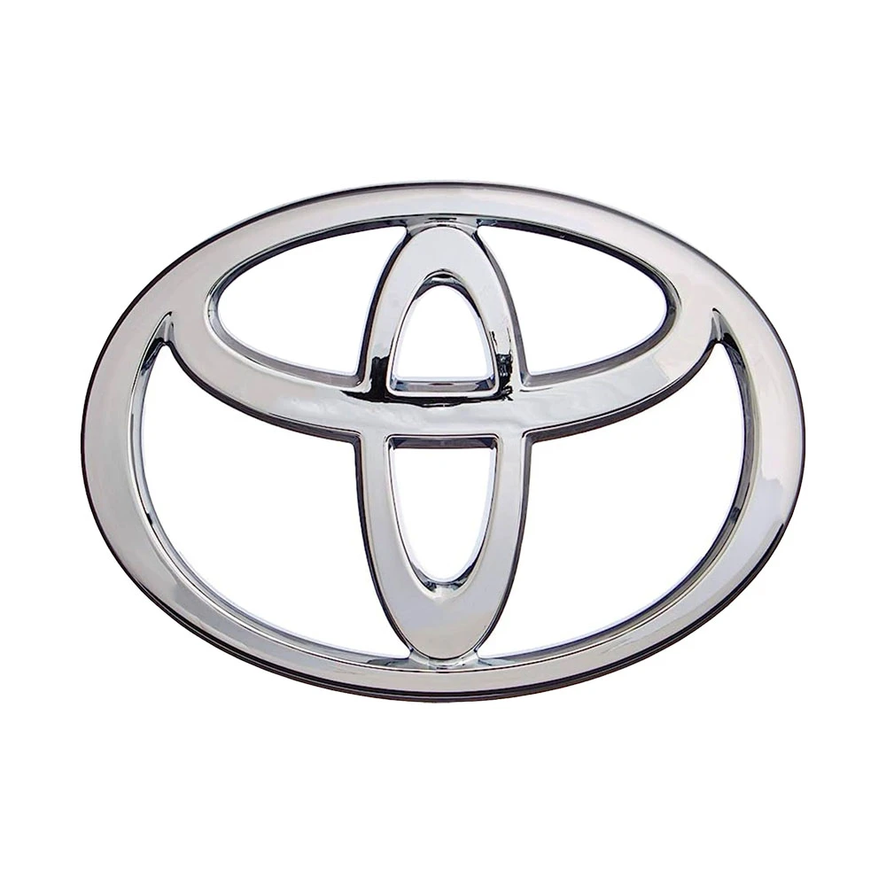 Αυτοκόλλητο σήμα χρωμίου Toyota 14x9,5cm Αυτοκόλλητο σήμα χρωμίου Toyota 14x9,5cm