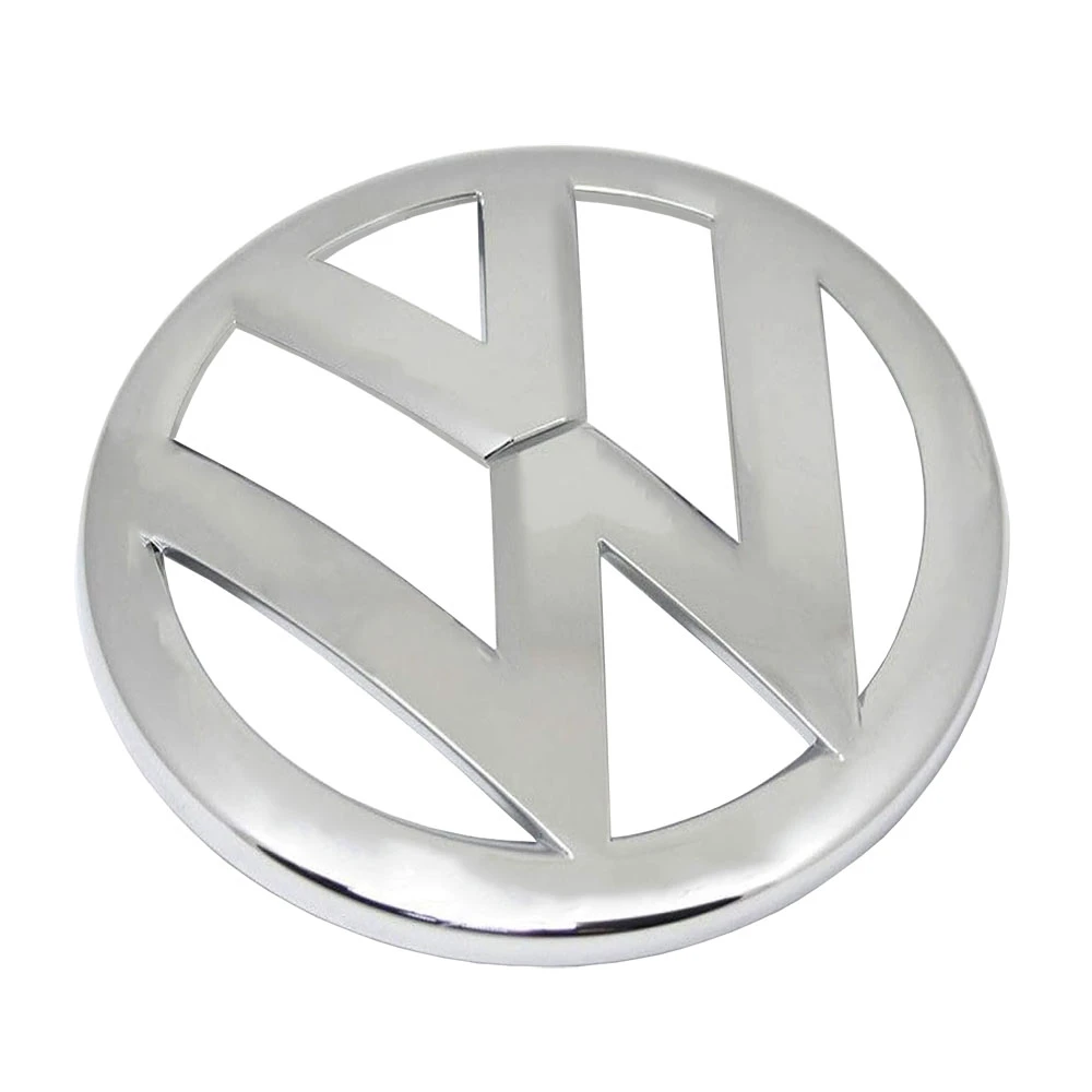 Αυτοκόλλητο σήμα χρωμίου VW 105mm Αυτοκόλλητο σήμα χρωμίου VW 105mm