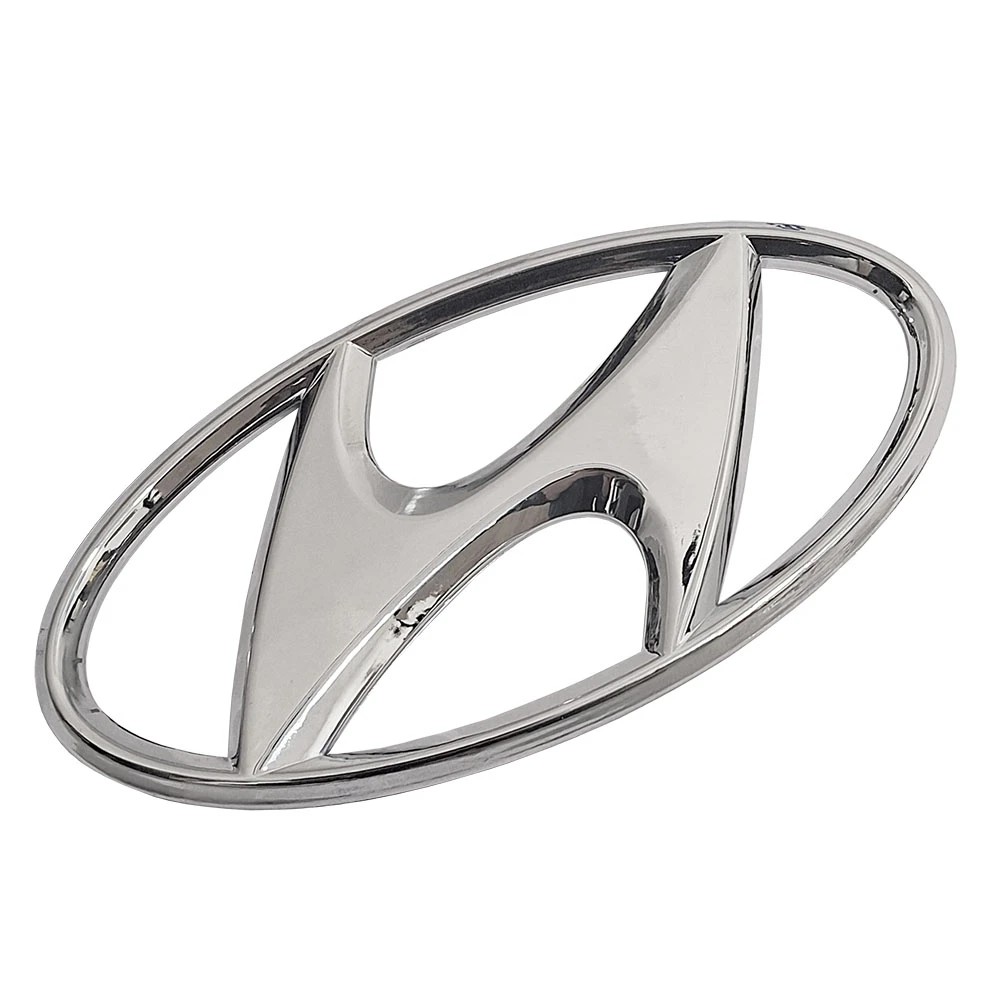 Αυτοκόλλητο σήμα χρωμίου Hyundai 19,5x9,8cm Αυτοκόλλητο σήμα χρωμίου Hyundai 19,5x9,8cm