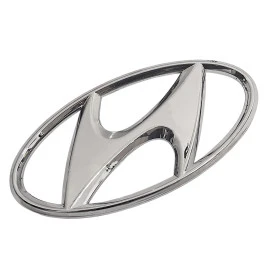 Αυτοκόλλητο σήμα χρωμίου Hyundai 19,5x9,8cm Αυτοκόλλητο σήμα χρωμίου Hyundai 19,5x9,8cm
