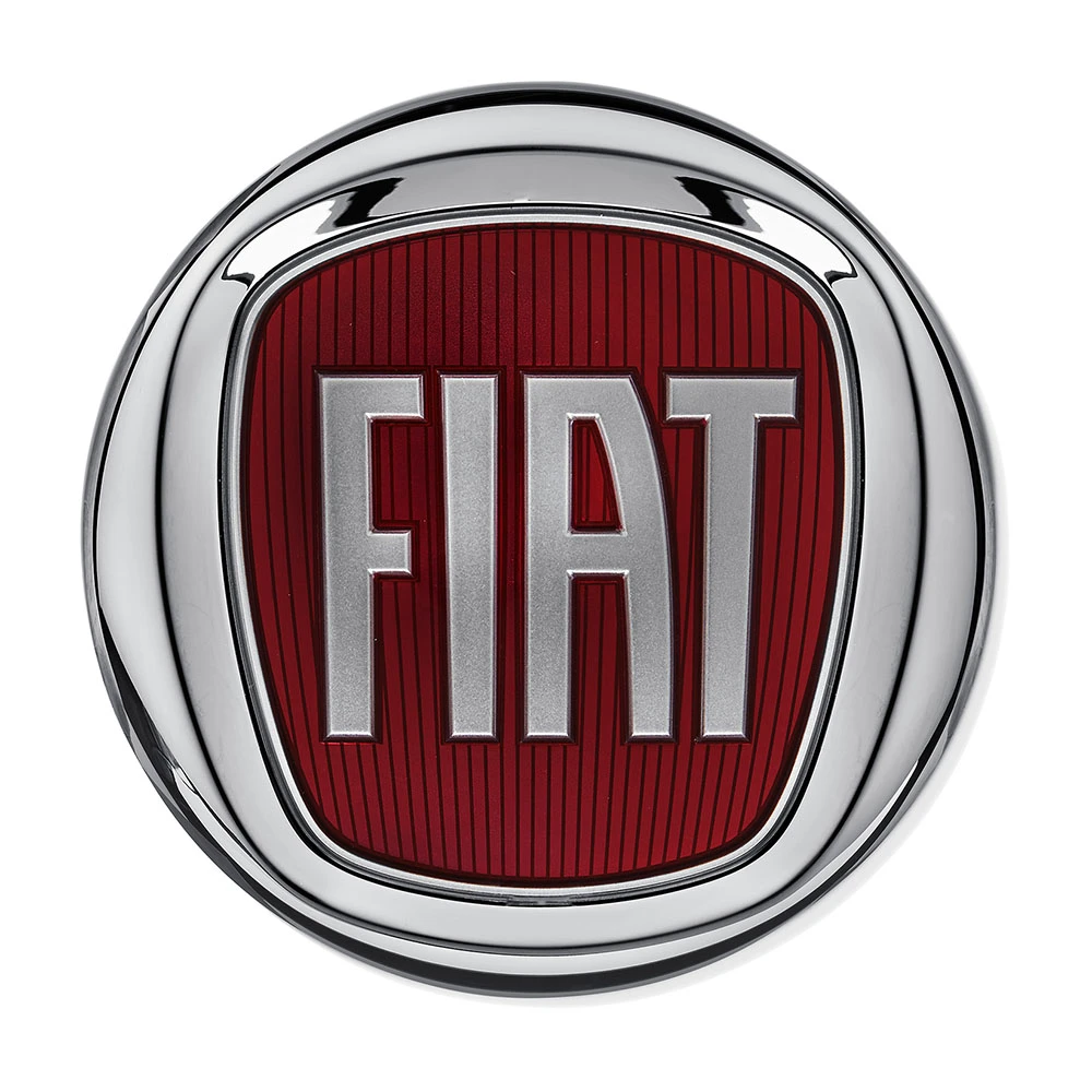 Αυτοκόλλητο σήμα χρωμίου Fiat 12cm Αυτοκόλλητο σήμα χρωμίου Fiat 12cm