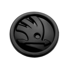 Αυτοκόλλητο σήμα Skoda καπό - πορτ μπαγκάζ 9cm μαύρο 1τμχ Αυτοκόλλητο σήμα Skoda καπό - πορτ μπαγκάζ 9cm μαύρο 1τμχ