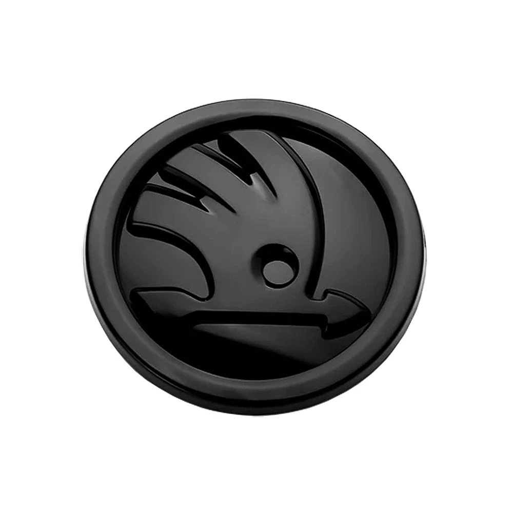 Αυτοκόλλητο σήμα Skoda καπό - πορτ μπαγκάζ 8cm μαύρο 1τμχ Αυτοκόλλητο σήμα Skoda καπό - πορτ μπαγκάζ 8cm μαύρο 1τμχ