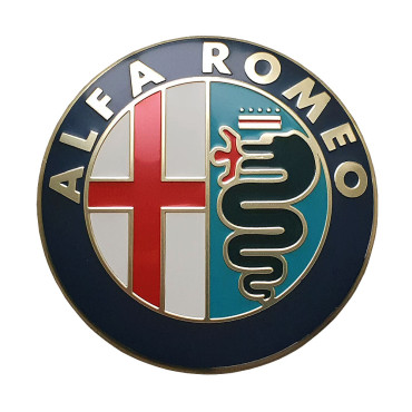 Αυτοκόλλητο σήμα Alfa Romeo καπό - πορτ μπαγκάζ 74mm