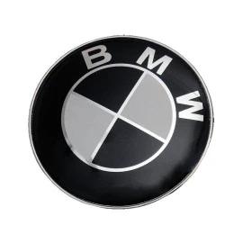 Σήμα καπό BMW 74mm μαύρο 1τμχ Σήμα καπό BMW 74mm μαύρο 1τμχ